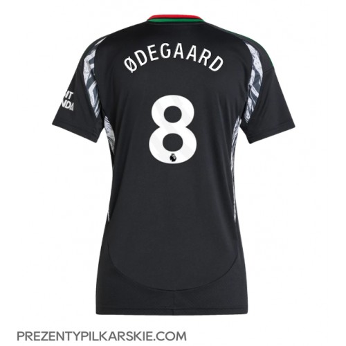 Stroje piłkarskie Arsenal Martin Odegaard #8 Koszulka Wyjazdowej dla damskie 2024-25 Krótki Rękaw